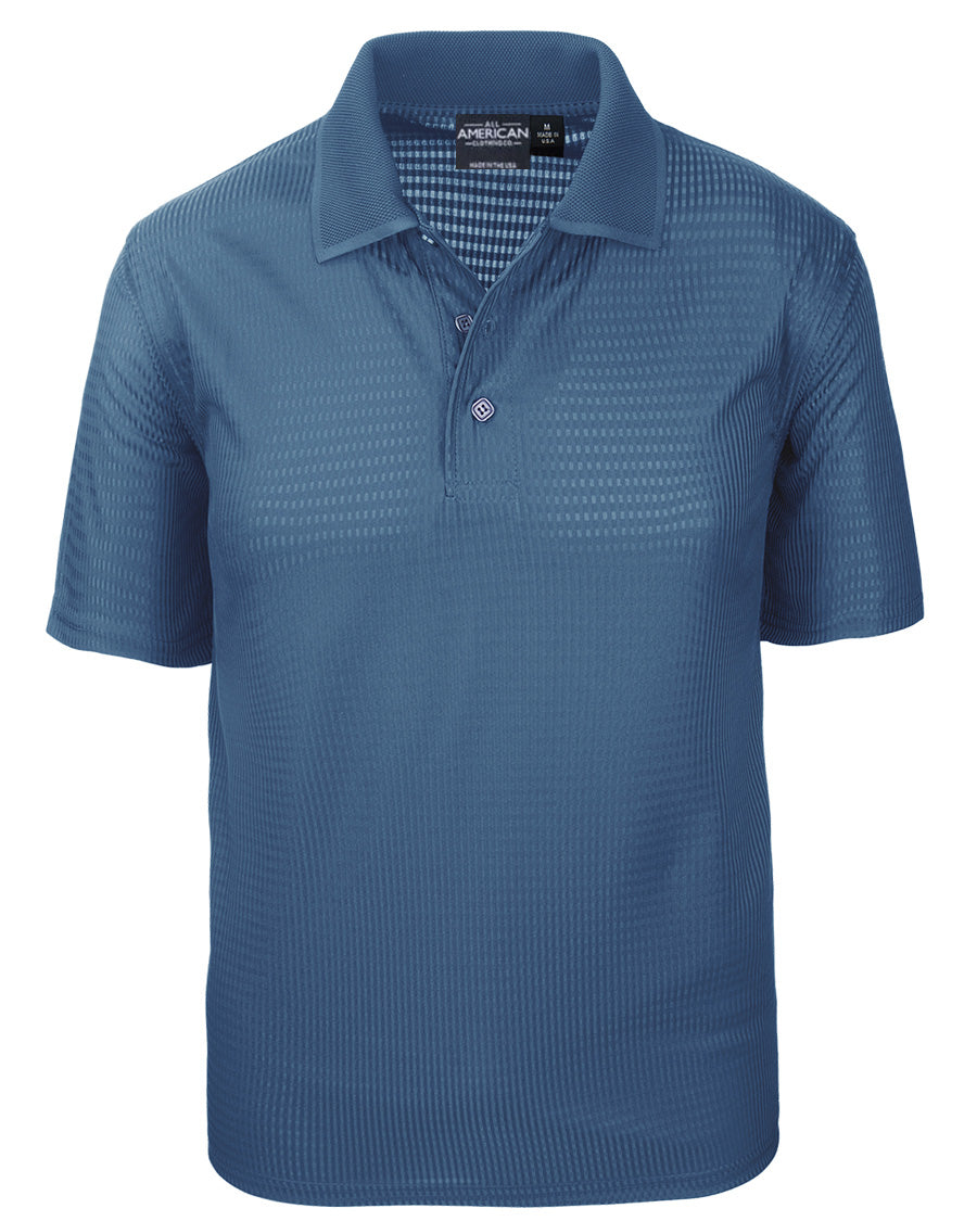 Herren Stretch-Polo-Shirt mit Drop-Needle