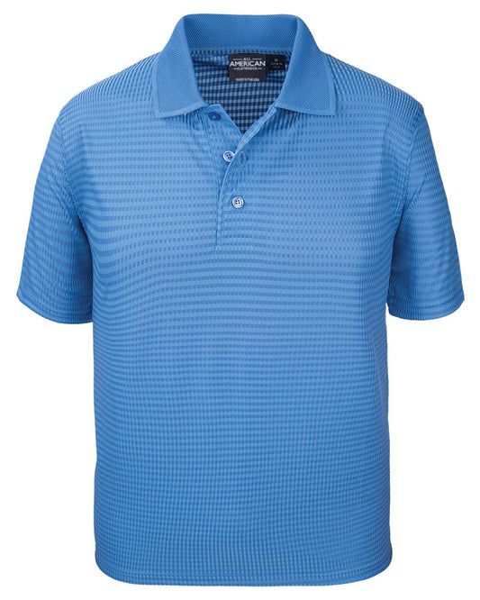 Herren Stretch-Polo-Shirt mit Drop-Needle