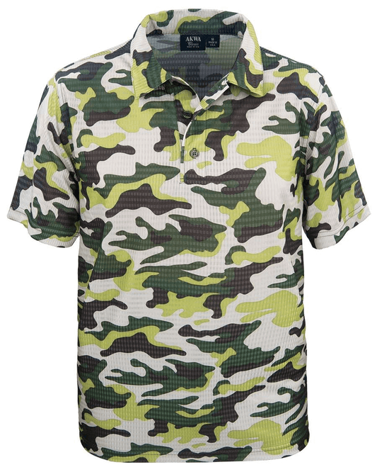 Herren Dry-Wicking Camo Polo Shirt