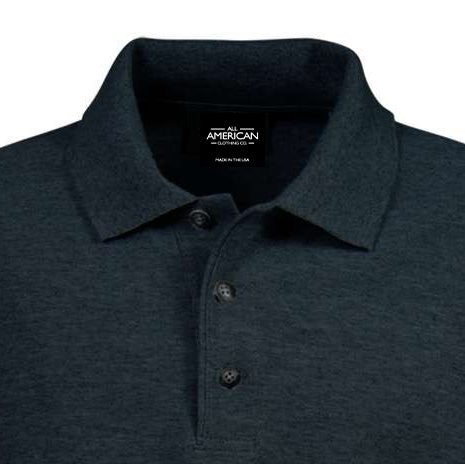 Herren Baumwoll Stretch Langarm Polo Shirt