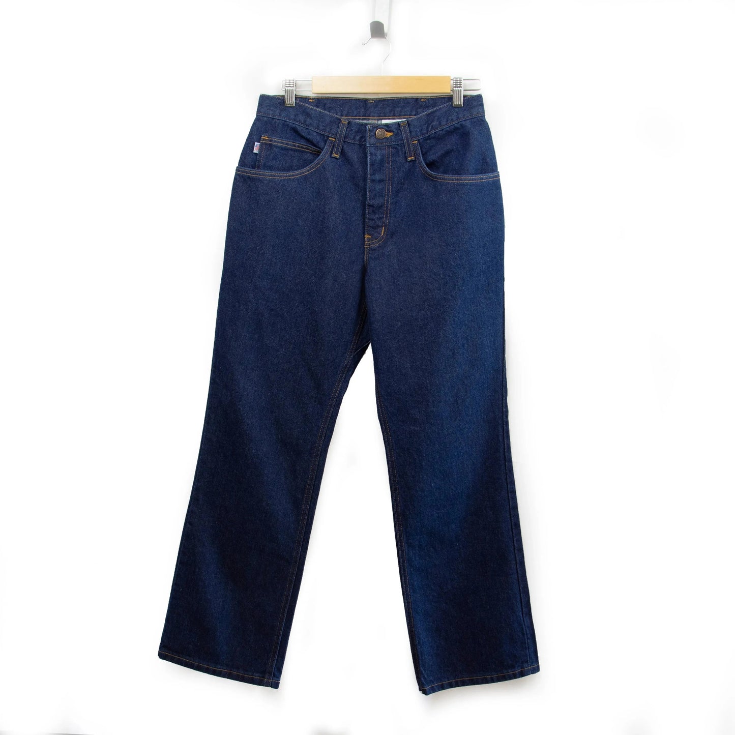 Herren Boot Cut Jeans mit Zwickel - Dunkel Stonewash