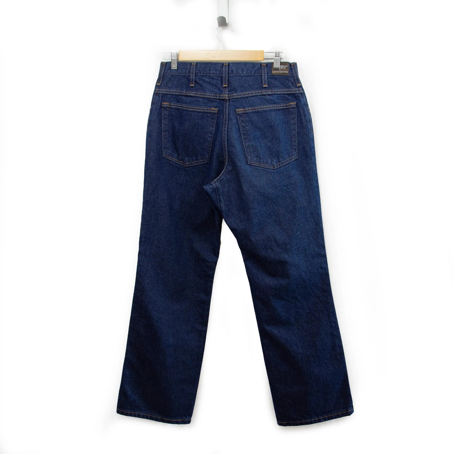 Herren Boot Cut Jeans mit Zwickel - Dunkel Stonewash