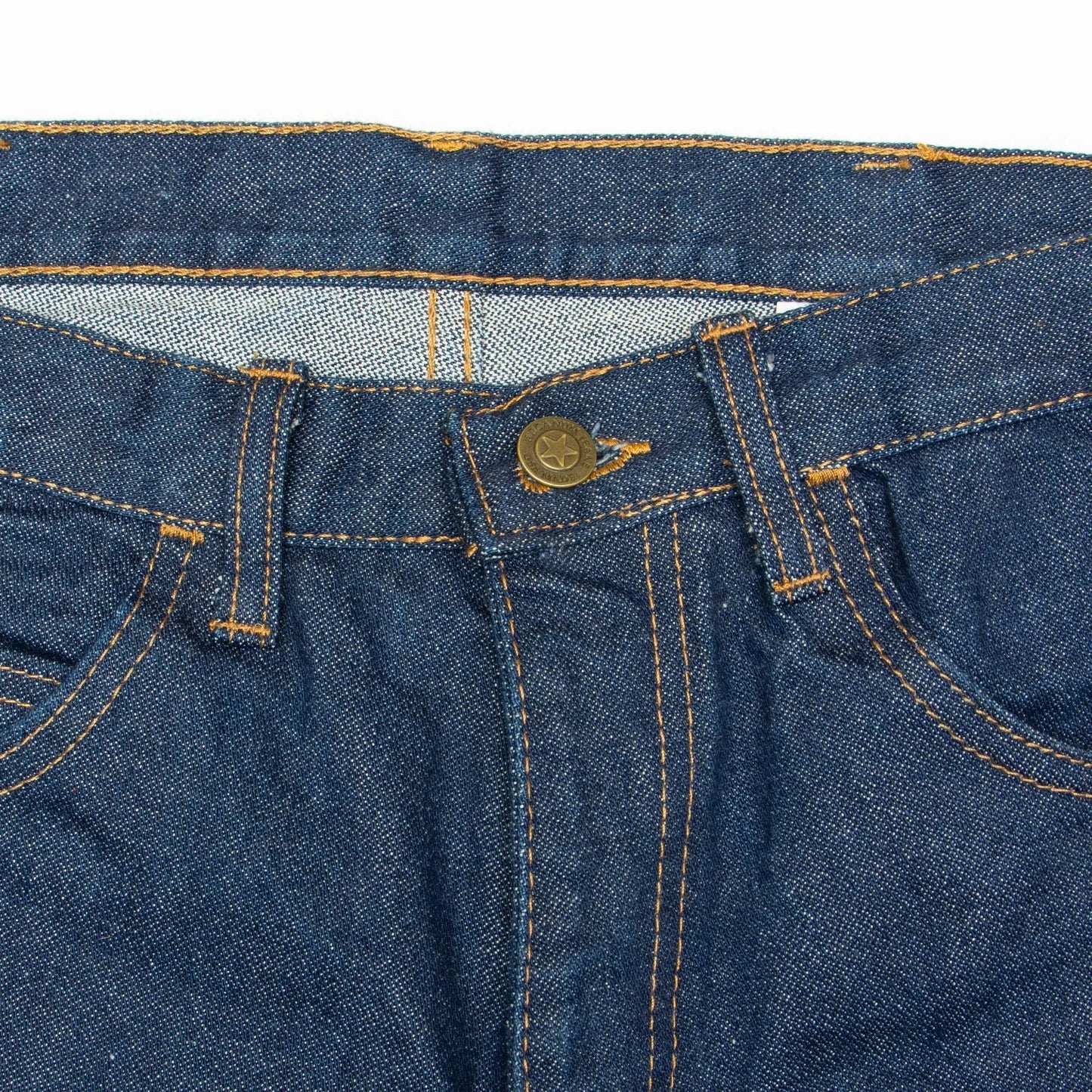 Herren Boot Cut Jeans mit Zwickel - Dunkel Stonewash