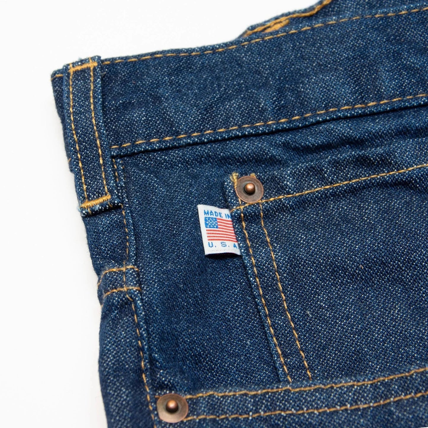 Herren Boot Cut Jeans mit Zwickel - Dunkel Stonewash