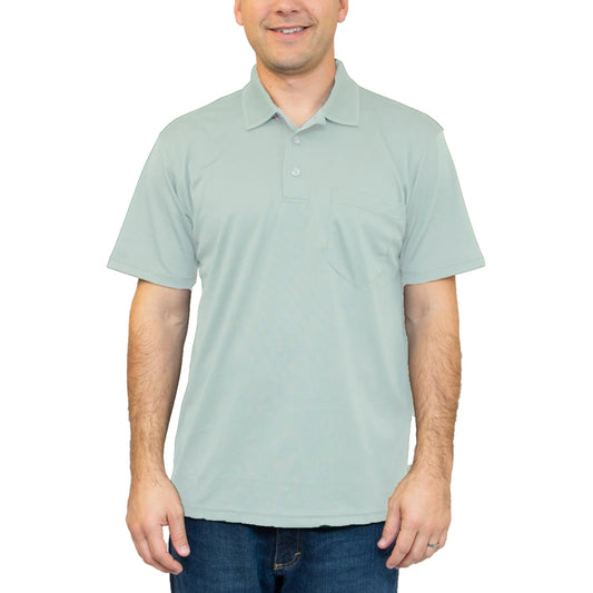 All American Clothing Co. - Aqua Dry Polo mit Tasche