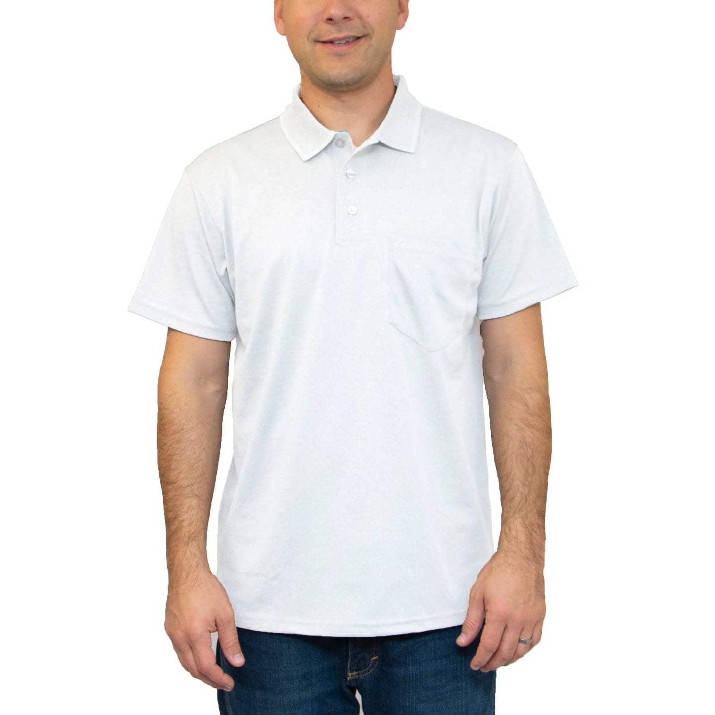 All American Clothing Co. - Aqua Dry Polo mit Tasche