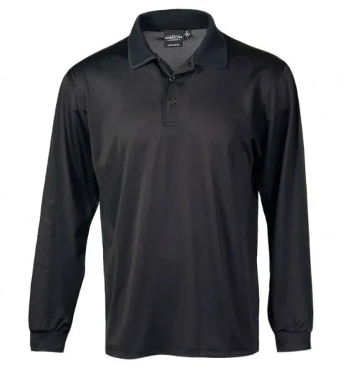 Herren Langarm-Dry-Wicking Polohemd
