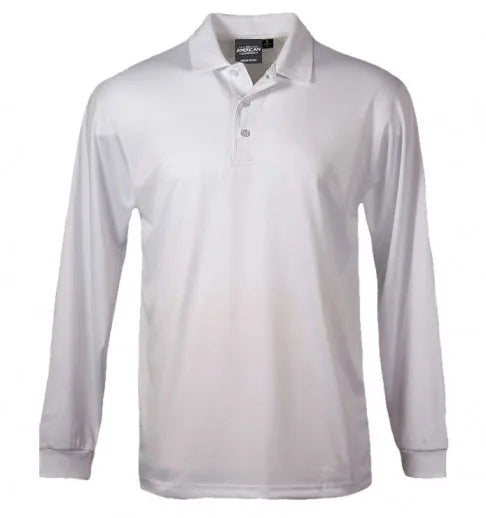 Herren Langarm-Dry-Wicking Polohemd