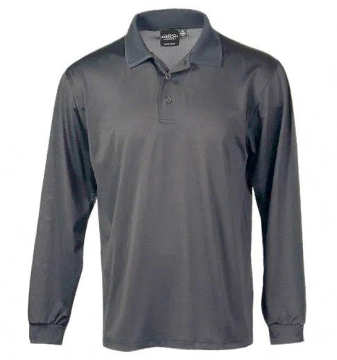 Herren Langarm-Dry-Wicking Polohemd