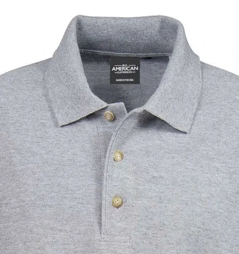 Herren Baumwoll Stretch Langarm Polo Shirt