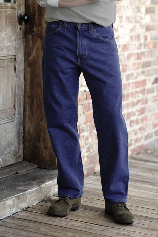 Gusset Regular Fit Jeans - Stonewash
