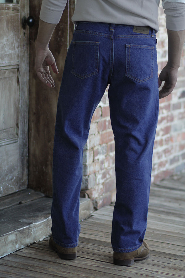 Gusset Regular Fit Jeans - Stonewash