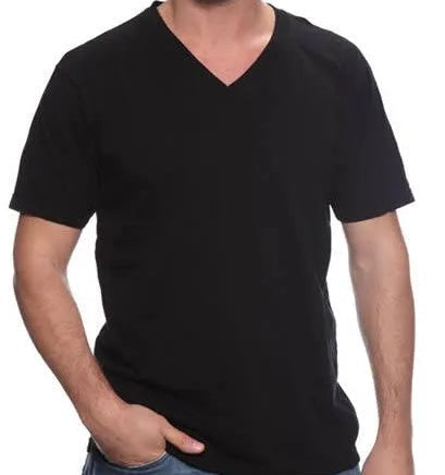 Kurzarm V-Ausschnitt T-Shirt 3er-Pack